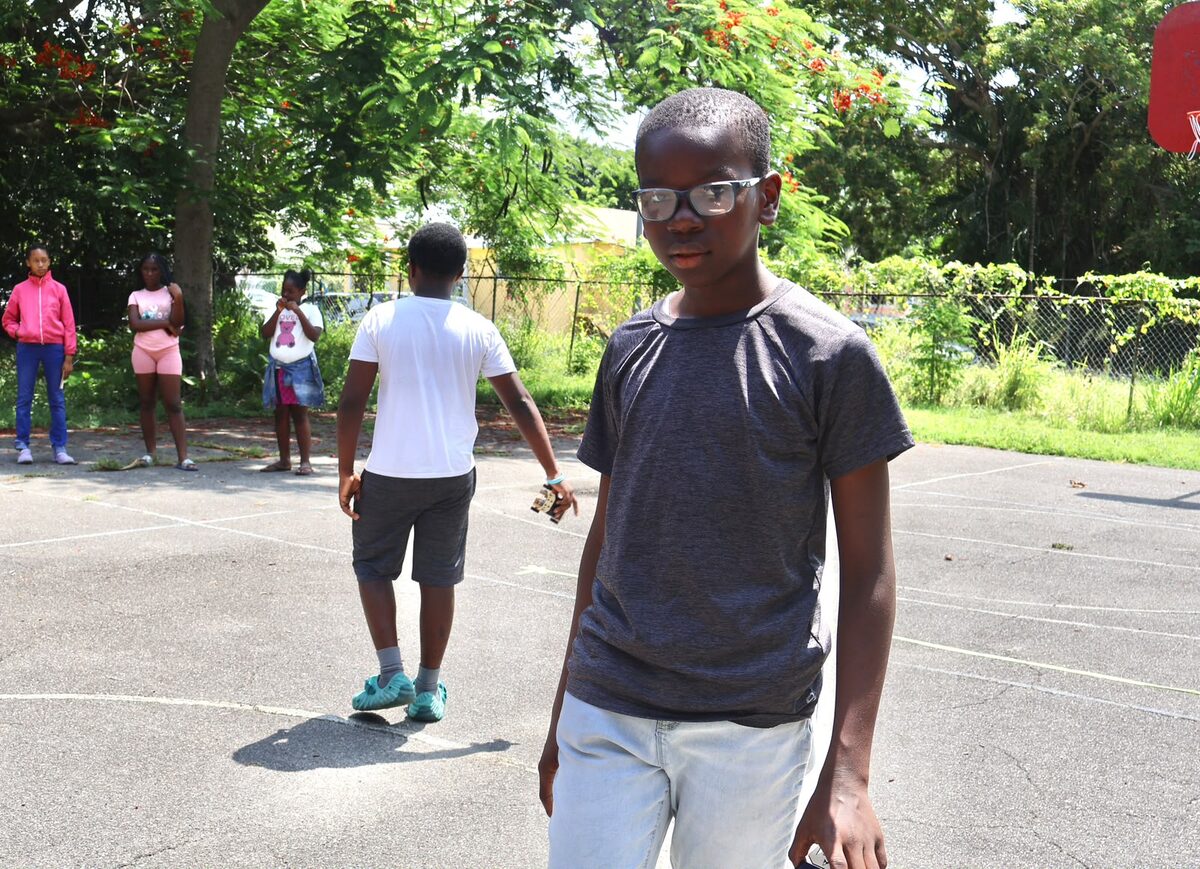 A Boost Academy student during outdoor session activities